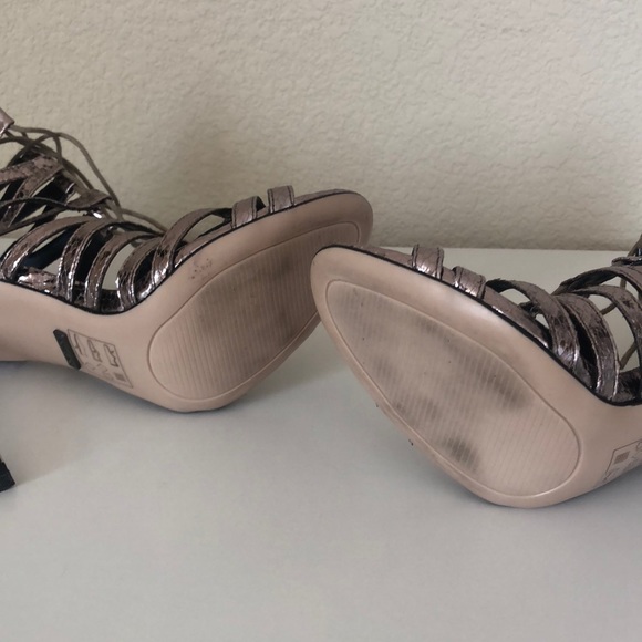 Topshop Metallic Sandals - Picture 4 of 4